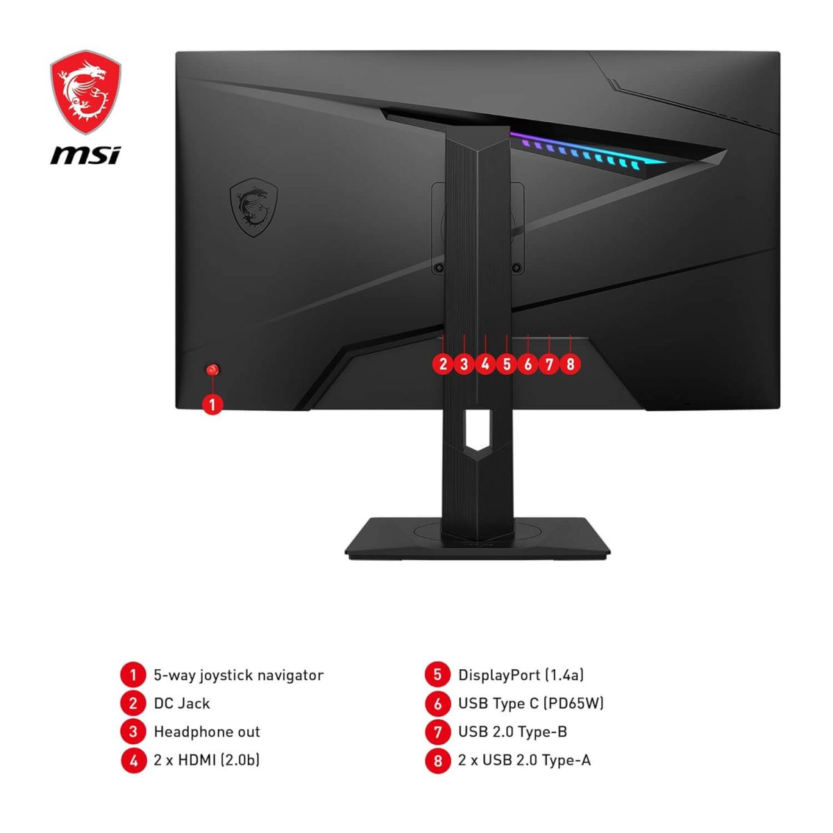 MSI MAG 274QRF QD E2 27-Inch WQHD Gaming Monitor - Image 3