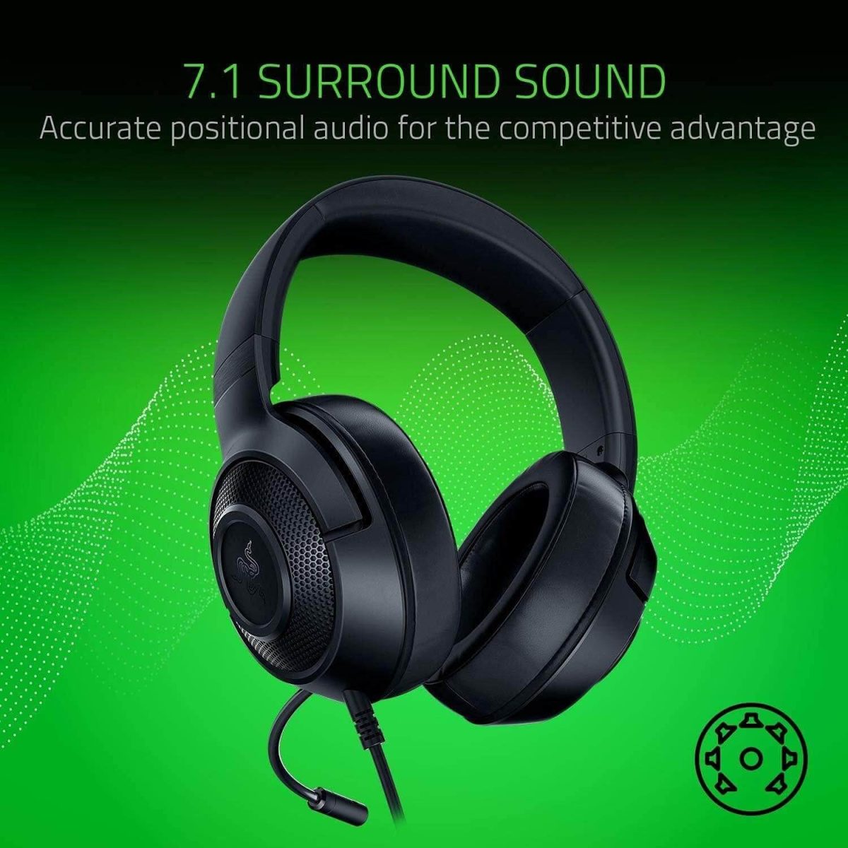 Razer Kraken X Ultralight Gaming Headset - Image 2