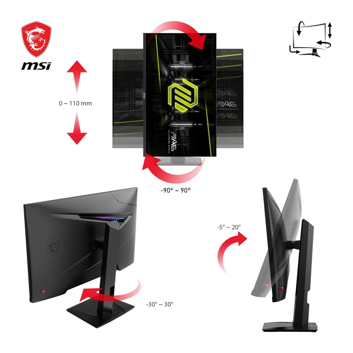 MSI MAG 274QRF QD E2 27-Inch WQHD Gaming Monitor - Image 2
