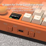 Ajazz AK820 Max Avocado Switch Keyboard with Screen - Image 3
