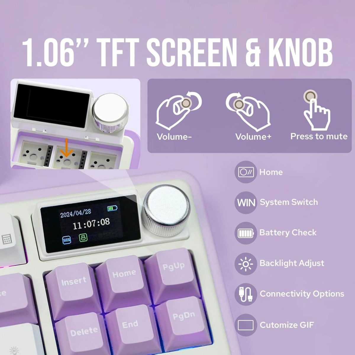 Ajazz AK870 (Hyacinth Switch) Keyboard - Image 4