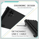 AK820 Red switch white backlit-black - Image 5