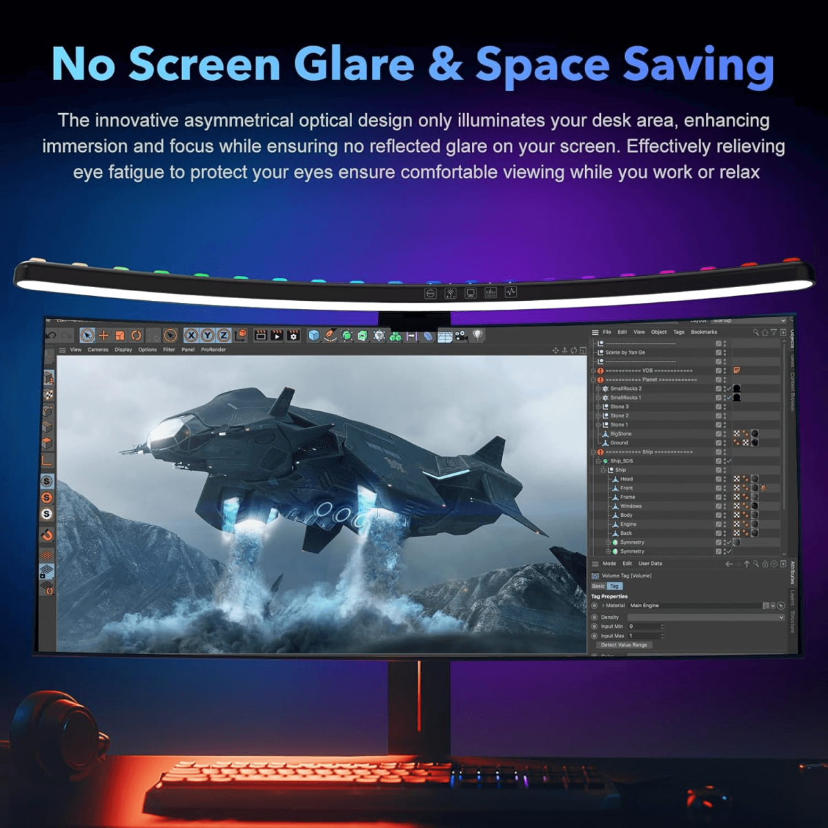 TB-301SFS6 Curved Monitor Light Bar - Image 7