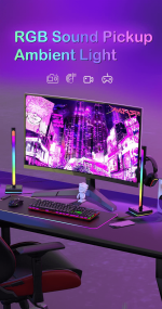 AJAZZ ABL190 RGB Headphone Stand & Light Bar - Image 11