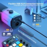 Maono PD100X RGB Mic Set With Boom Arm - Image 4