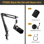Maono PD100X RGB Mic Set With Boom Arm - Image 2