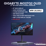 Gigabyte MO27Q2 – 27″ QD-OLED Gaming Monitor