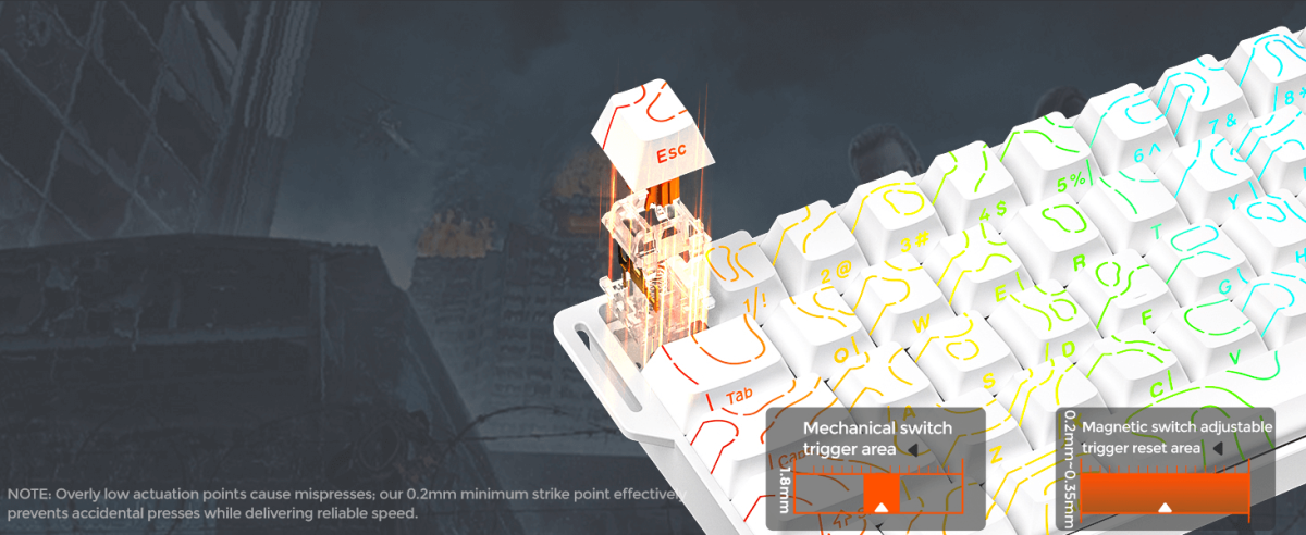 Dareu Cool60 HE Fire Magnetic switch - Image 3