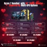 Ryzen 7 5700X Gaming PC Bundle with 24” 200Hz Monitor in Nepal