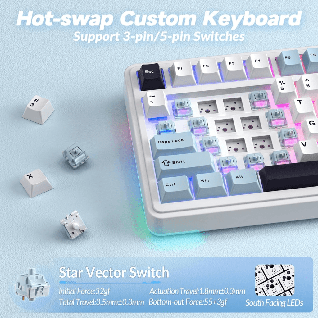 AULA S75 PRO STAR VECTOR SWITCH - PC MOD NEPAL