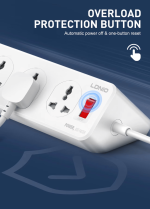 LDNIO Universal Power Socket (10 outlets) - Image 8