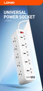 LDNIO Universal Power Socket (10 outlets)