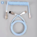 Braided Coiled Keyboard Cable - Image 3