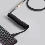 Braided Coiled Keyboard Cable - Image 2