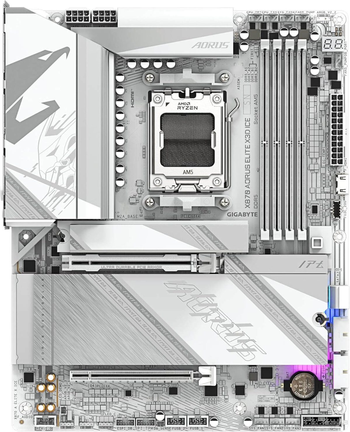 GIGABYTE X870 AORUS Elite X3D ICE - Image 3