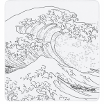 The Great Wave Small Mousepad
