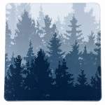 Misty Forest Small Mousepad